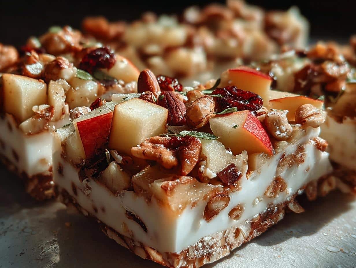 Apple Cinnamon Yogurt Bark - ingredients and preparation