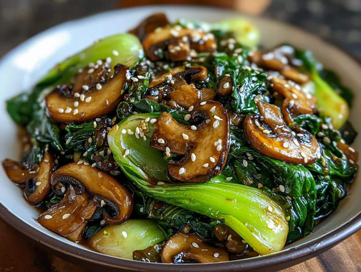 Bok Choy Mushroom Stir