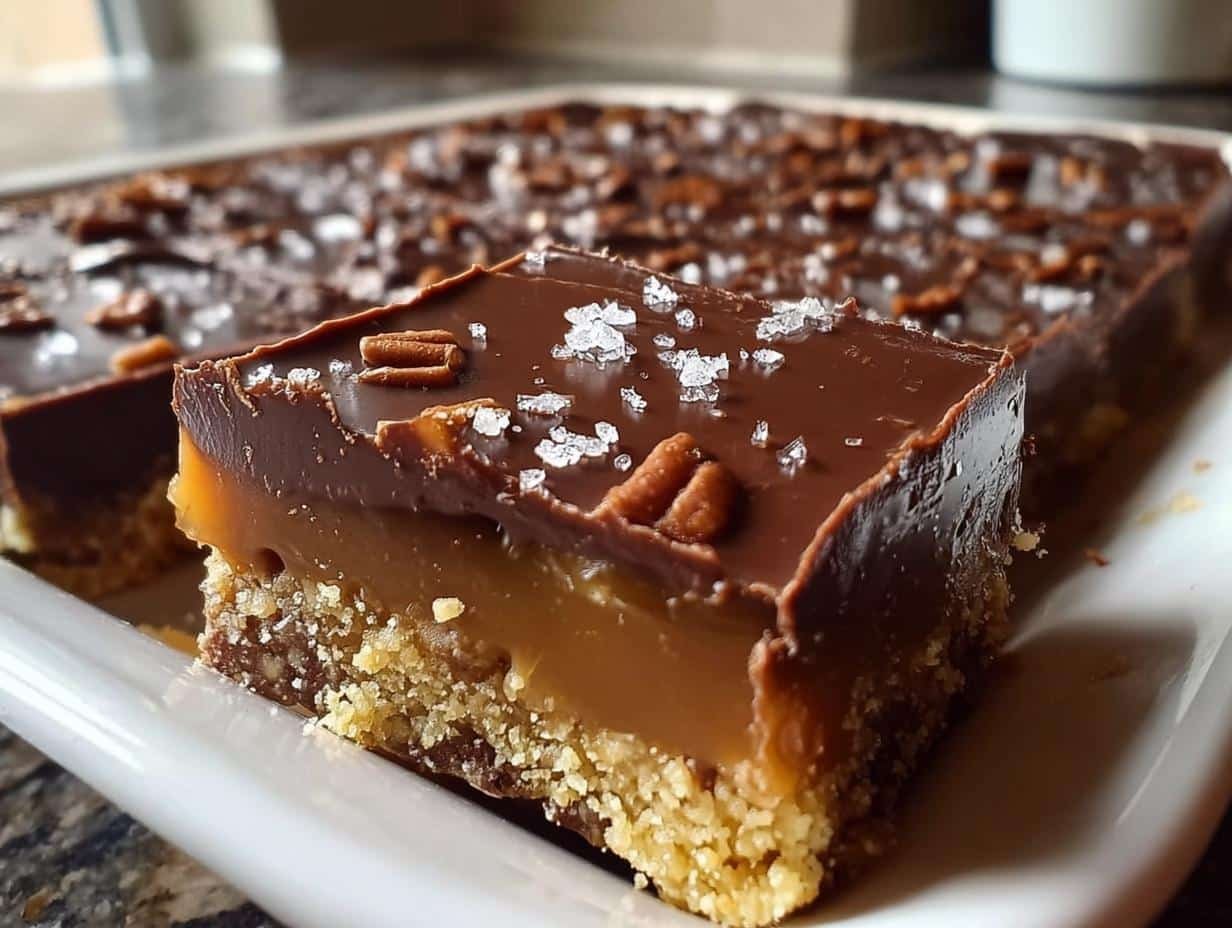 Caramel Chocolate Crunch Bars: 1 Perfect Recipe - Caramel Chocolate Crunch Bars - additional detail
