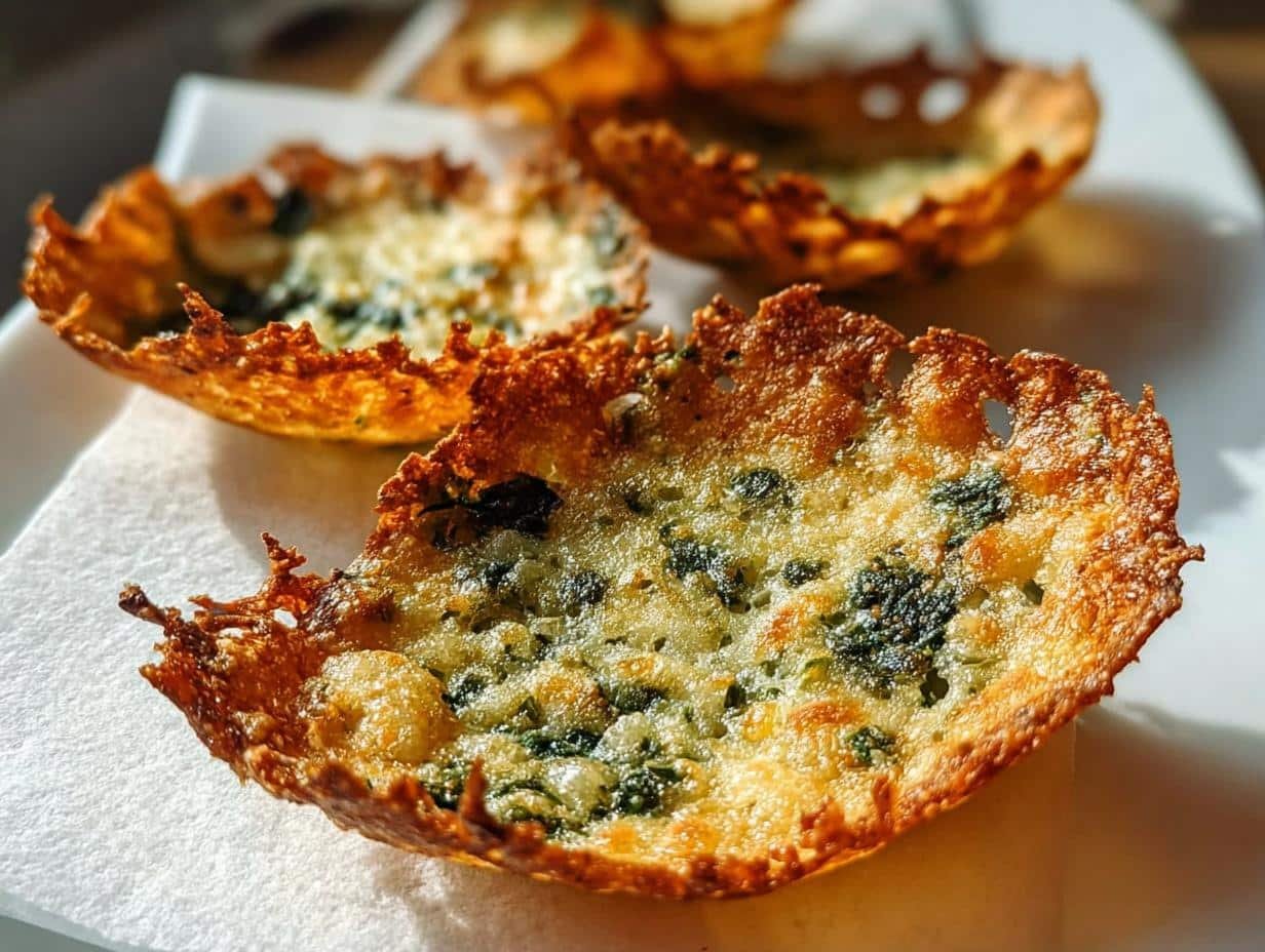 Cauliflower Spinach Taco Shells: 1 Amazing Recipe - Cauliflower Spinach Taco Shells - additional detail