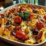 Charcuterie Board Pasta Bake
