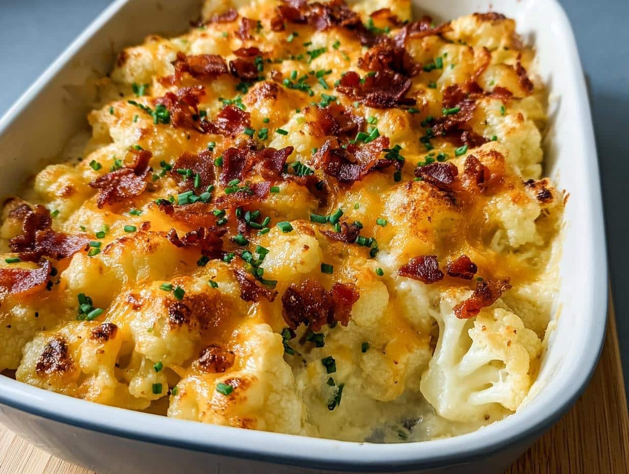 Cheesy Cauliflower Bake