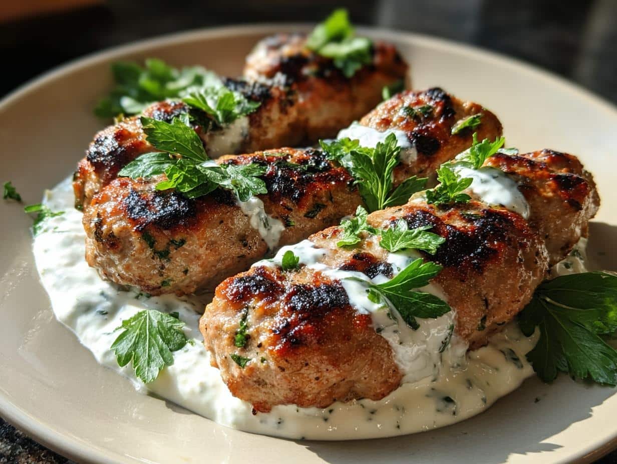 Chicken Kofta Garlic Yogurt: 1 Flavorful Recipe - Chicken Kofta Garlic Yogurt - main visual representation