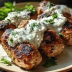 Chicken Kofta Garlic Yogurt