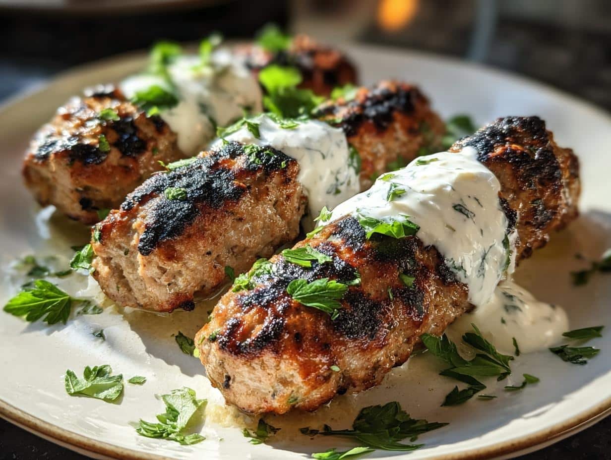 Chicken Kofta Garlic Yogurt: 1 Flavorful Recipe - Chicken Kofta Garlic Yogurt - additional detail