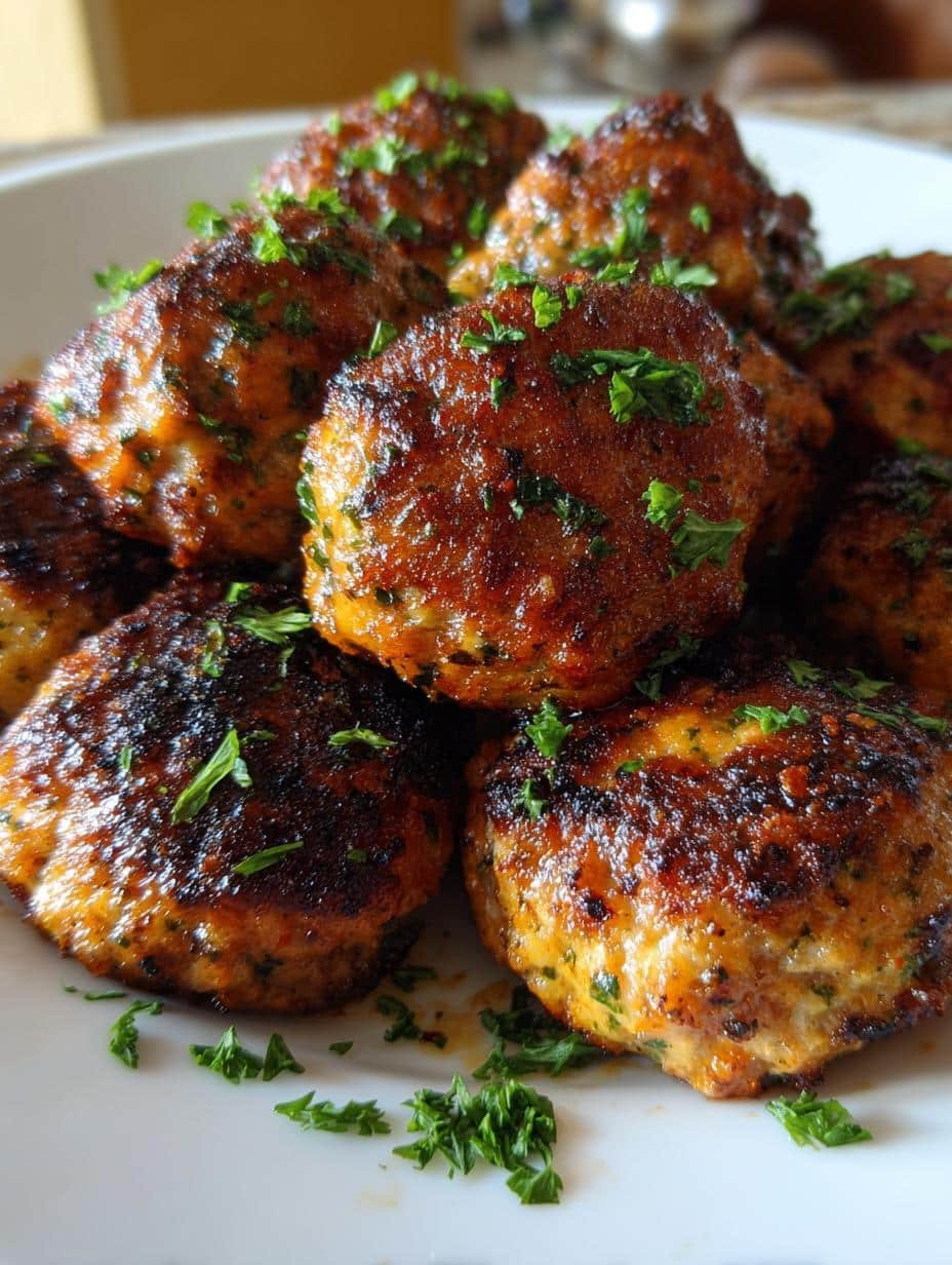 Fried Meatballs (Romanian Chiftele) - detail 1