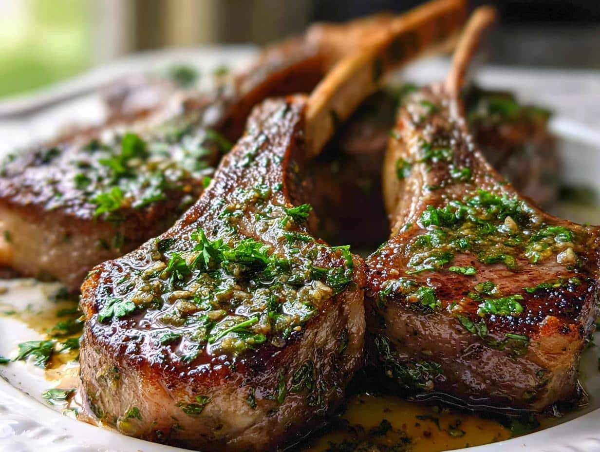 Garlic Herb Lamb Chops - detail 1