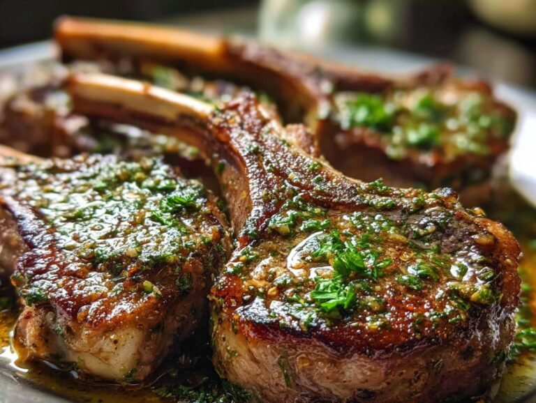 Garlic Herb Lamb Chops