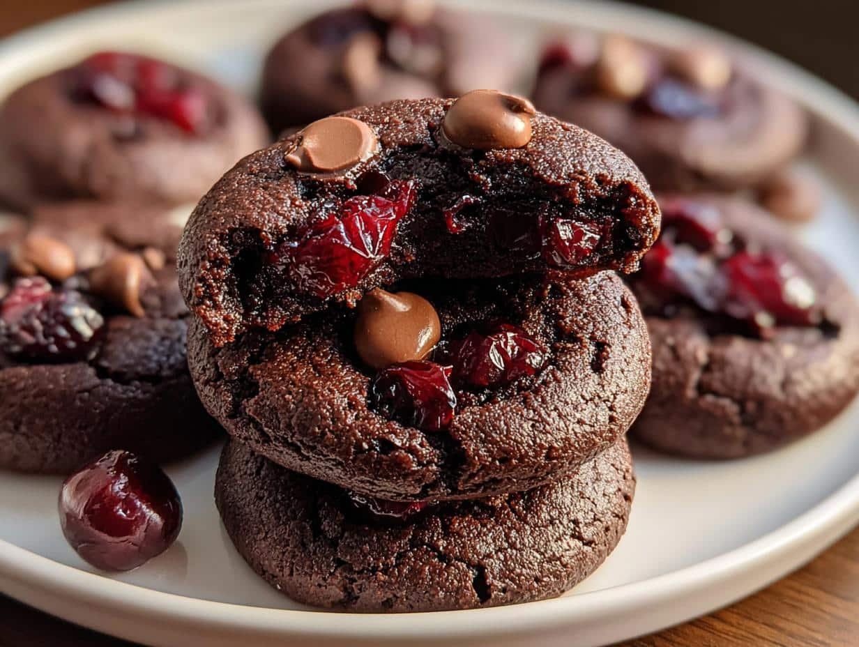 Indulge Chocolate Cherry Cookies: 1 Blissful Bite - Indulge Chocolate Cherry Cookies - additional detail