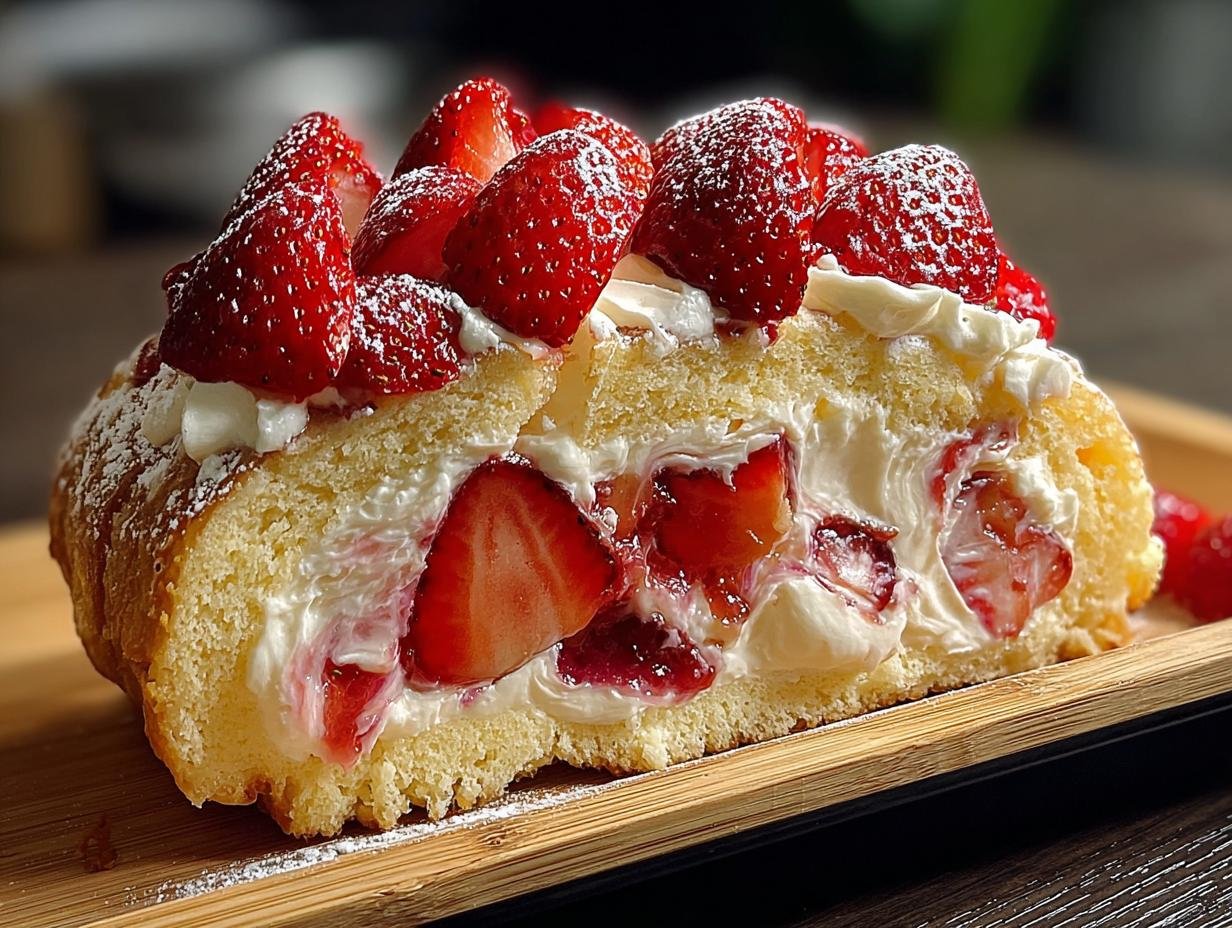 Irresistible Strawberry Shortcake Cheesecake: 20 Min Bake - Irresistible Strawberry Shortcake Cheesecake - main visual representation