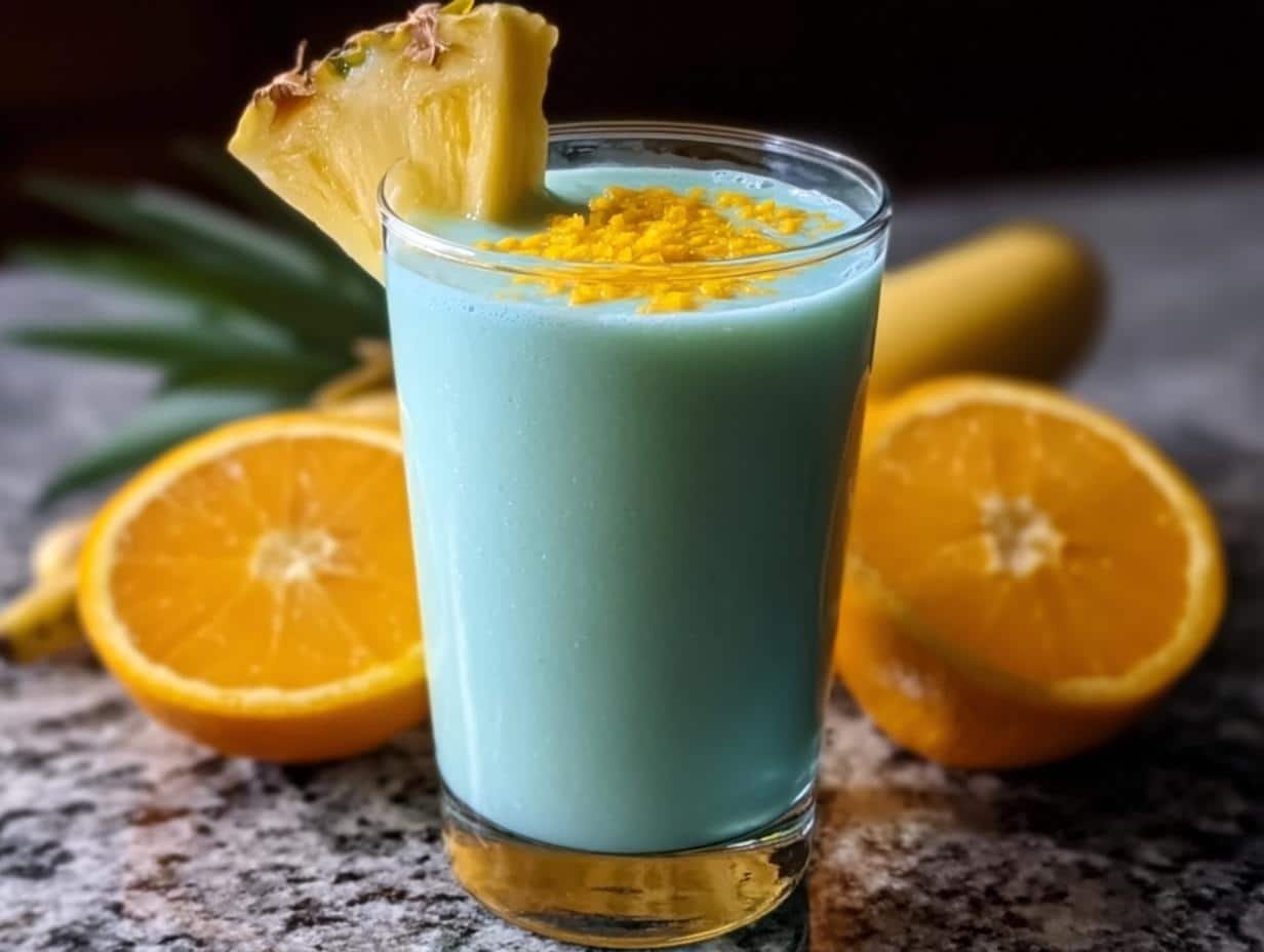 Orange Banana Smoothie: 1 Delicious Blend - Orange Banana Smoothie - additional detail