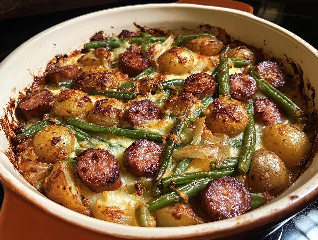 Sausage Green Bean Potato: Amazing 1 Dish Meal - Sausage Green Bean Potato - additional detail