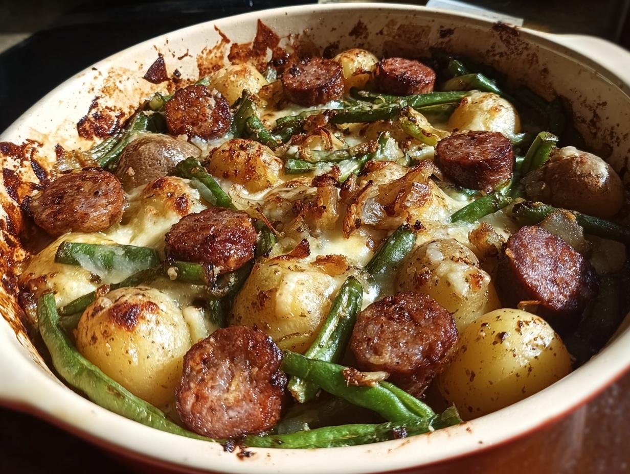 Sausage Green Bean Potato: Amazing 1 Dish Meal - Sausage Green Bean Potato - additional detail