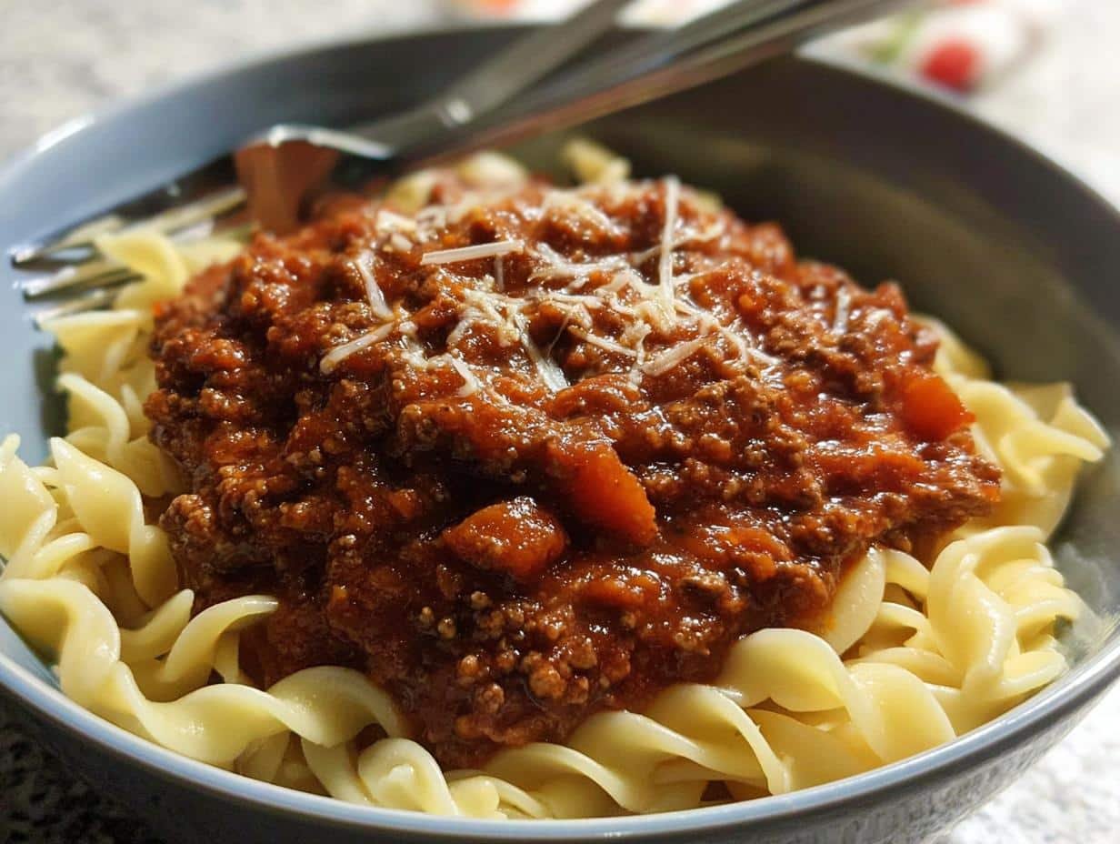 Slow Cooker Bolognese Sauce - detail 1