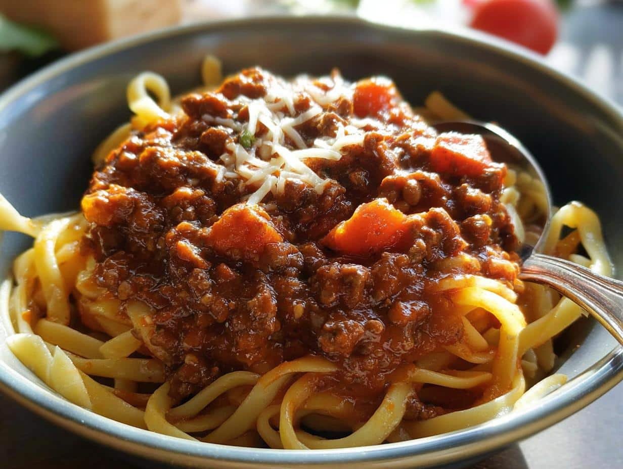 Slow Cooker Bolognese Sauce - detail 2
