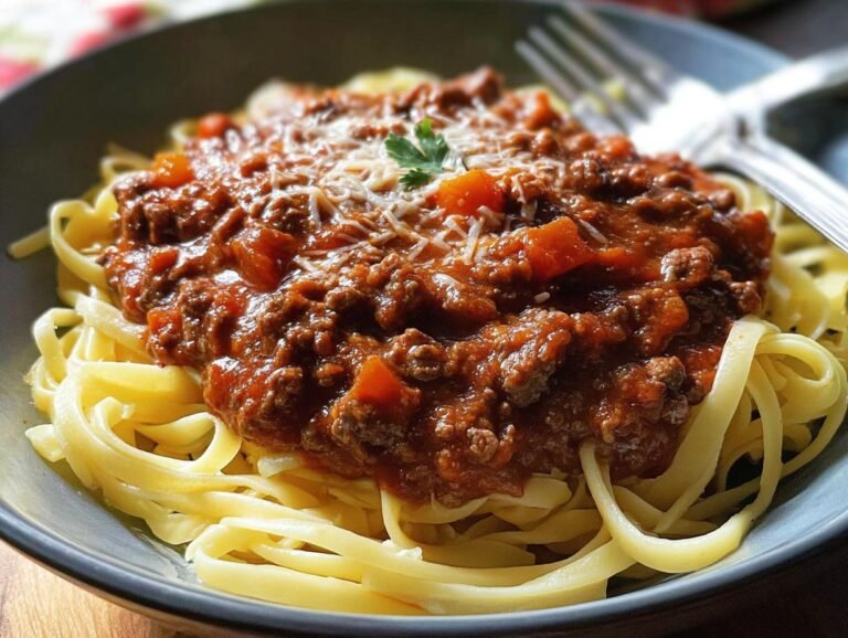 Slow Cooker Bolognese Sauce