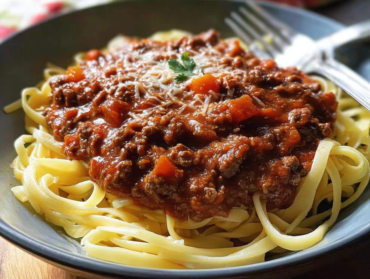 Slow Cooker Bolognese Sauce