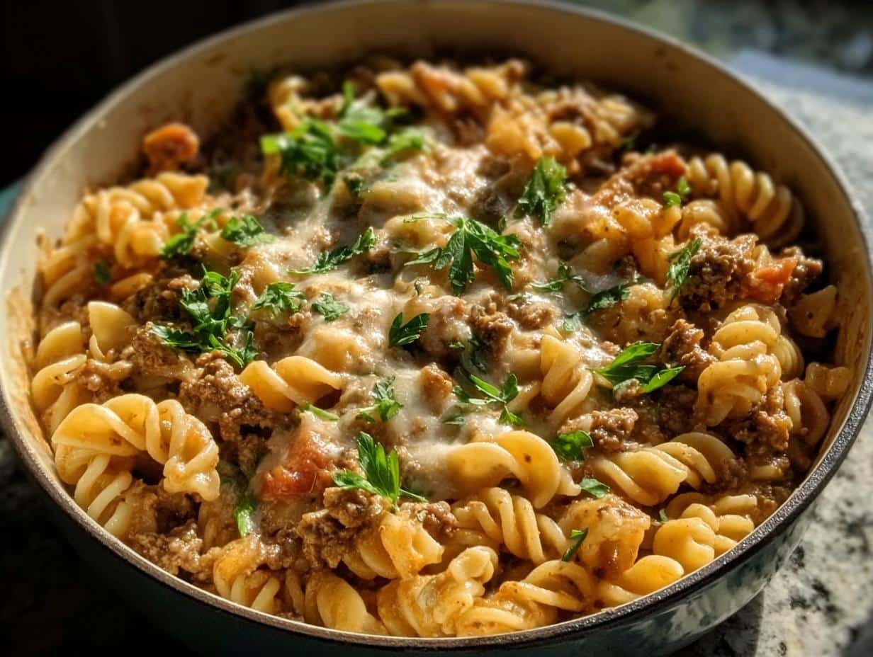 Stovetop Creamy Ground Beef: 1 Amazing Weeknight Save. - Stovetop Creamy Ground Beef - additional detail