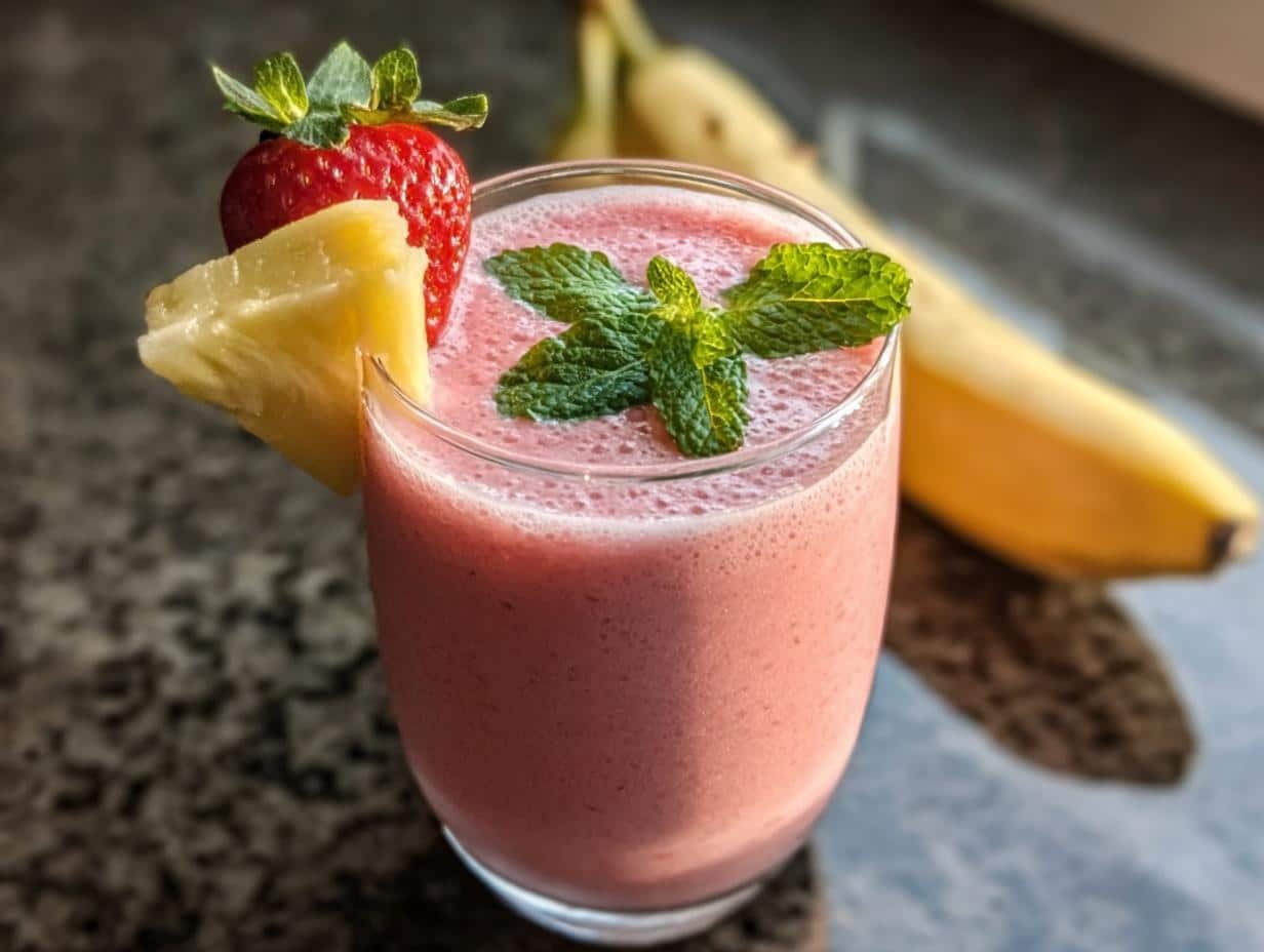 Strawberry Pina Colada Smoothie
