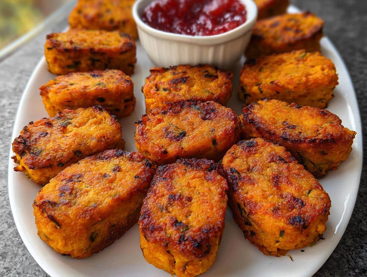 Sweet Potato Zucchini Tots - detail 2