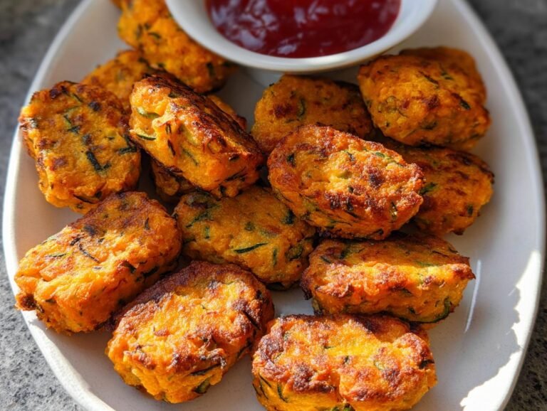 Sweet Potato Zucchini Tots