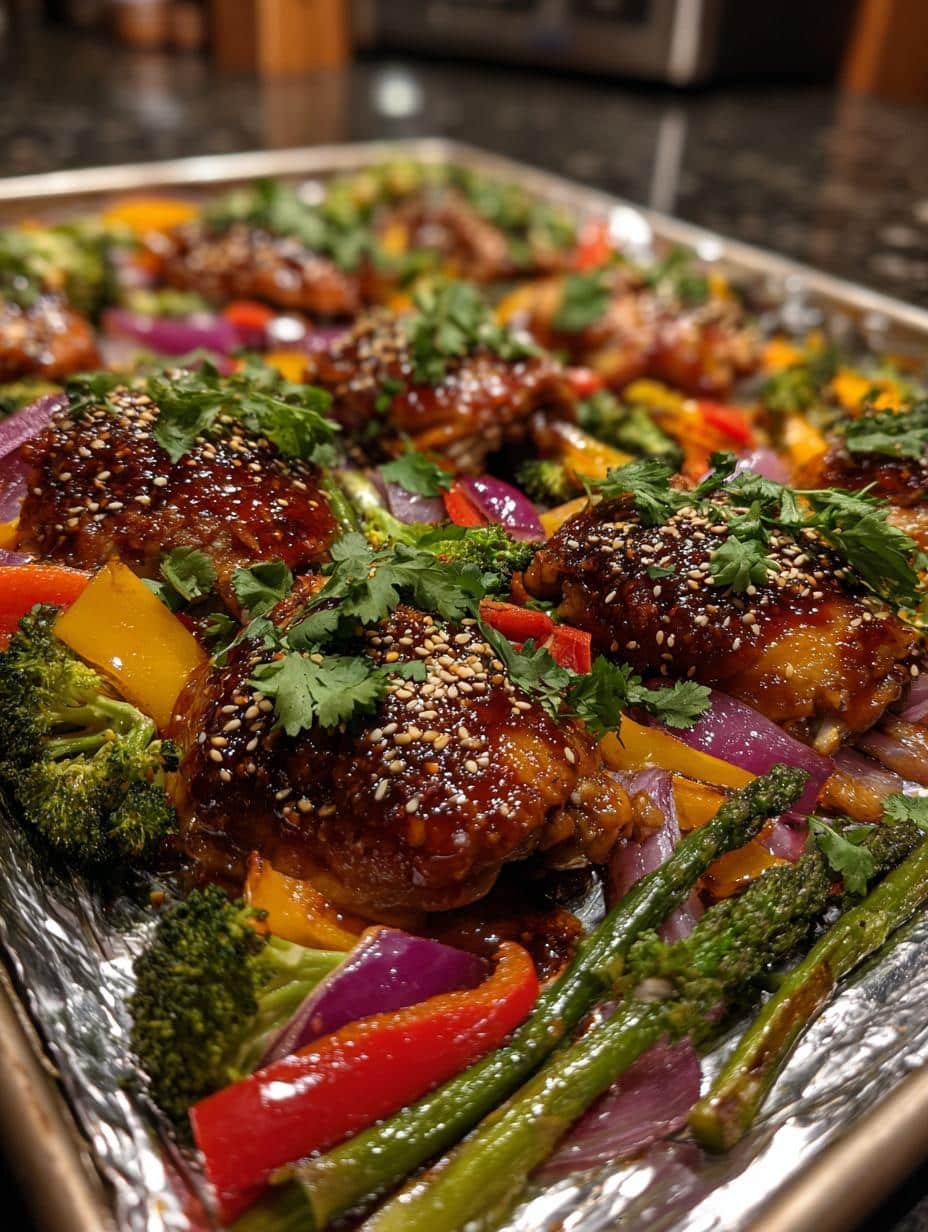 Teriyaki Chicken Sheet Pan Supper - detail 1