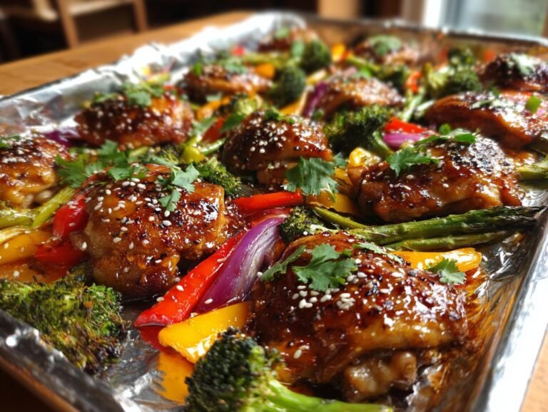 Teriyaki Chicken Sheet Pan Supper