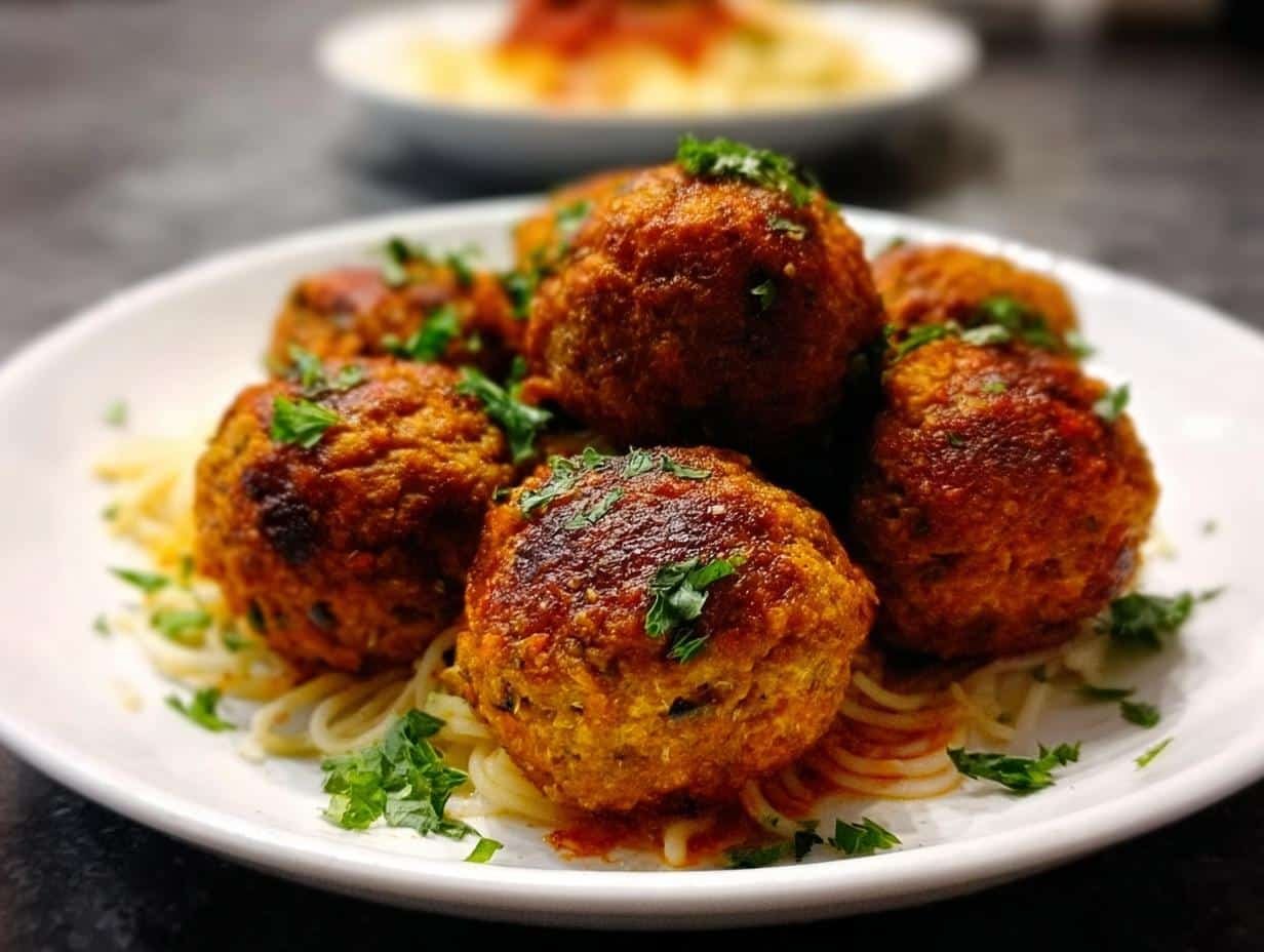 Vegetarian Lentil Meatballs: An Incredible 1-Stop Meal - Vegetarian Lentil Meatballs Incredible - additional detail