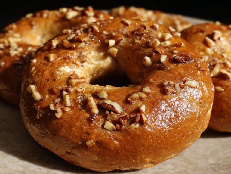 Banana Nut Bagels