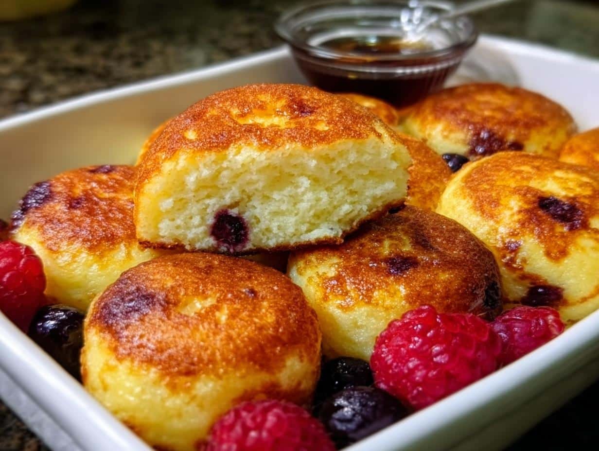 Breakfast Pancake Poppers