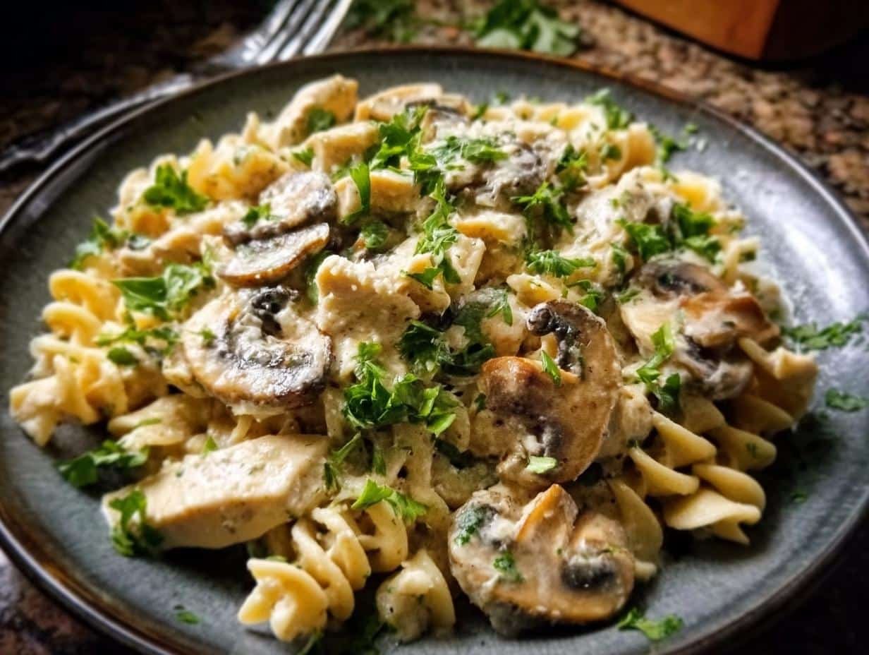 Chicken Stroganoff: Amazing 30-Min Dinner - Chicken Stroganoff For - main visual representation