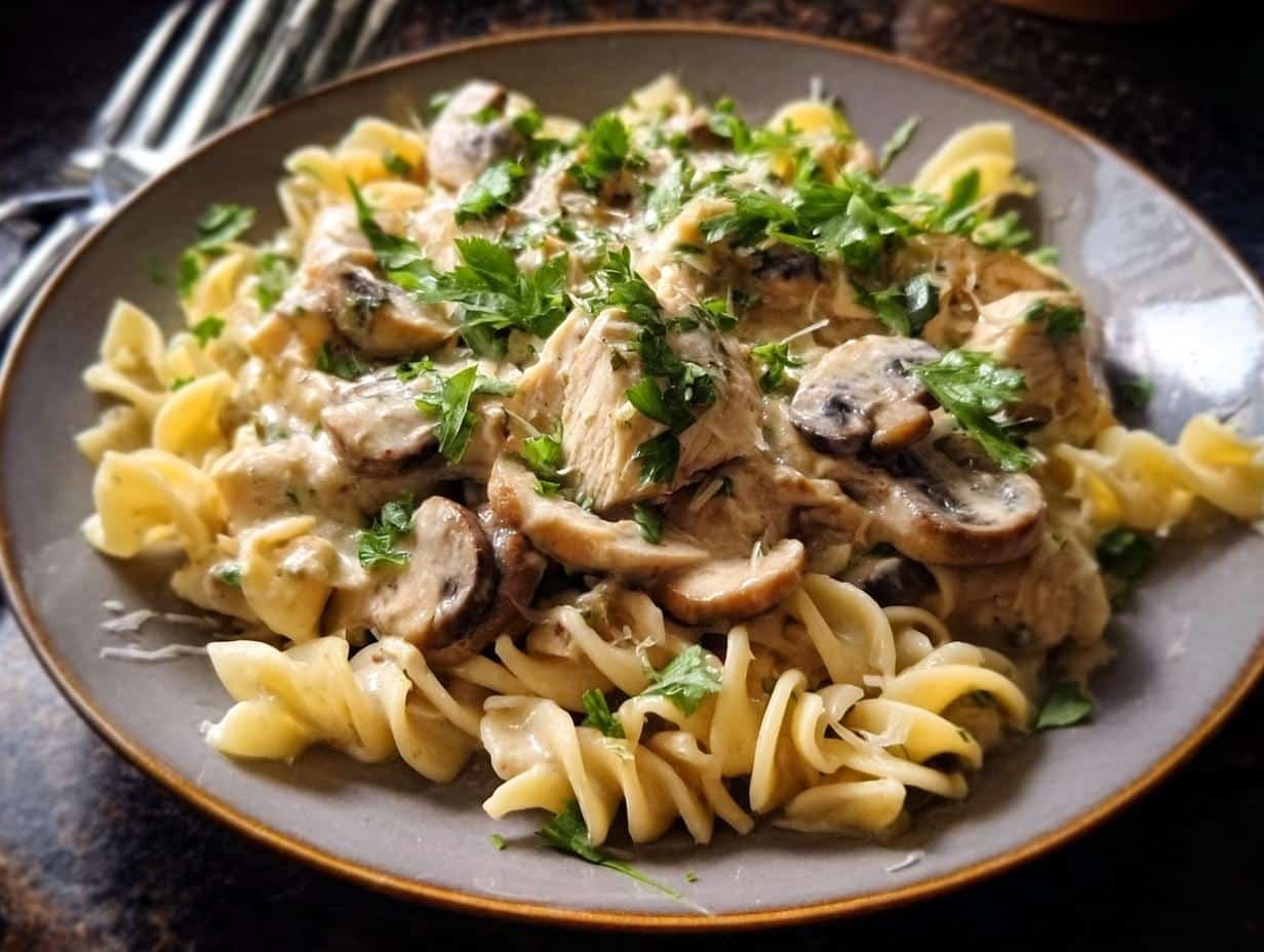 Chicken Stroganoff For