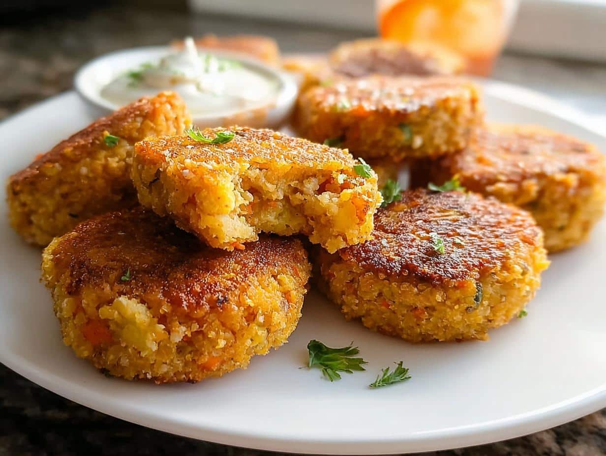 Chickpea Vegetable Nuggets: 15 Min Wonder - Chickpea Vegetable Nuggets - additional detail