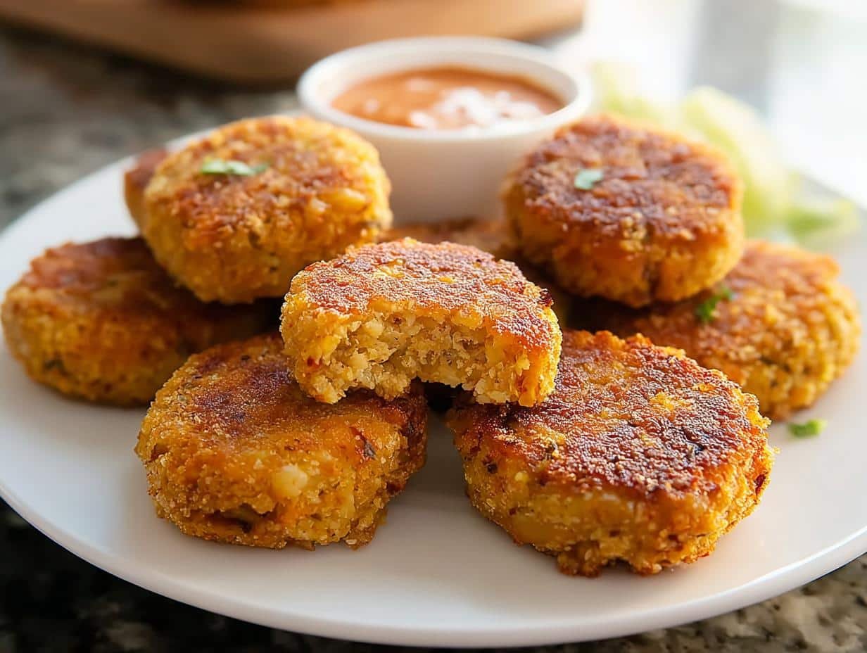 Chickpea Vegetable Nuggets: 15 Min Wonder - Chickpea Vegetable Nuggets - additional detail