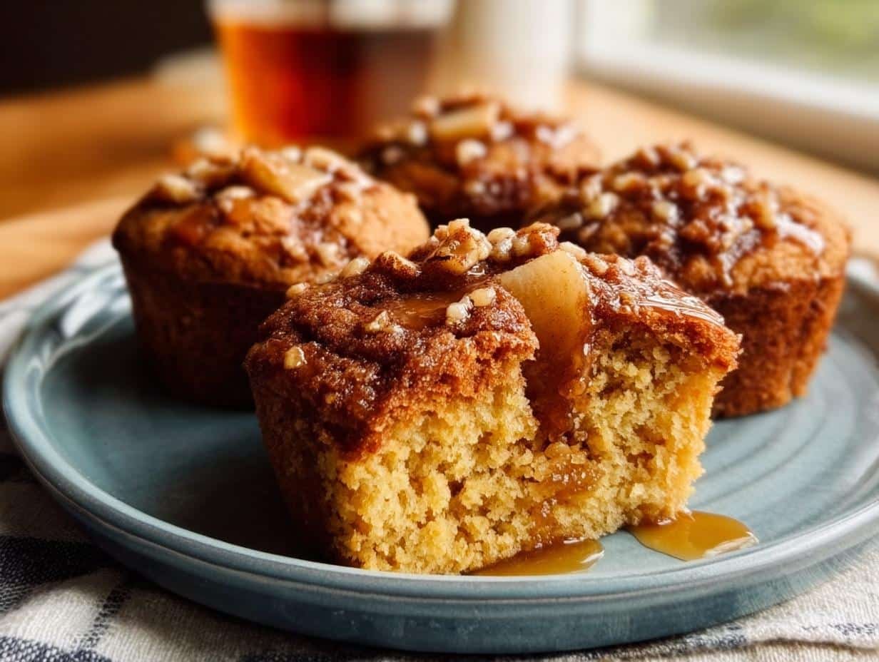 Cinnamon Ginger Spiced Pear Muffins ingredients