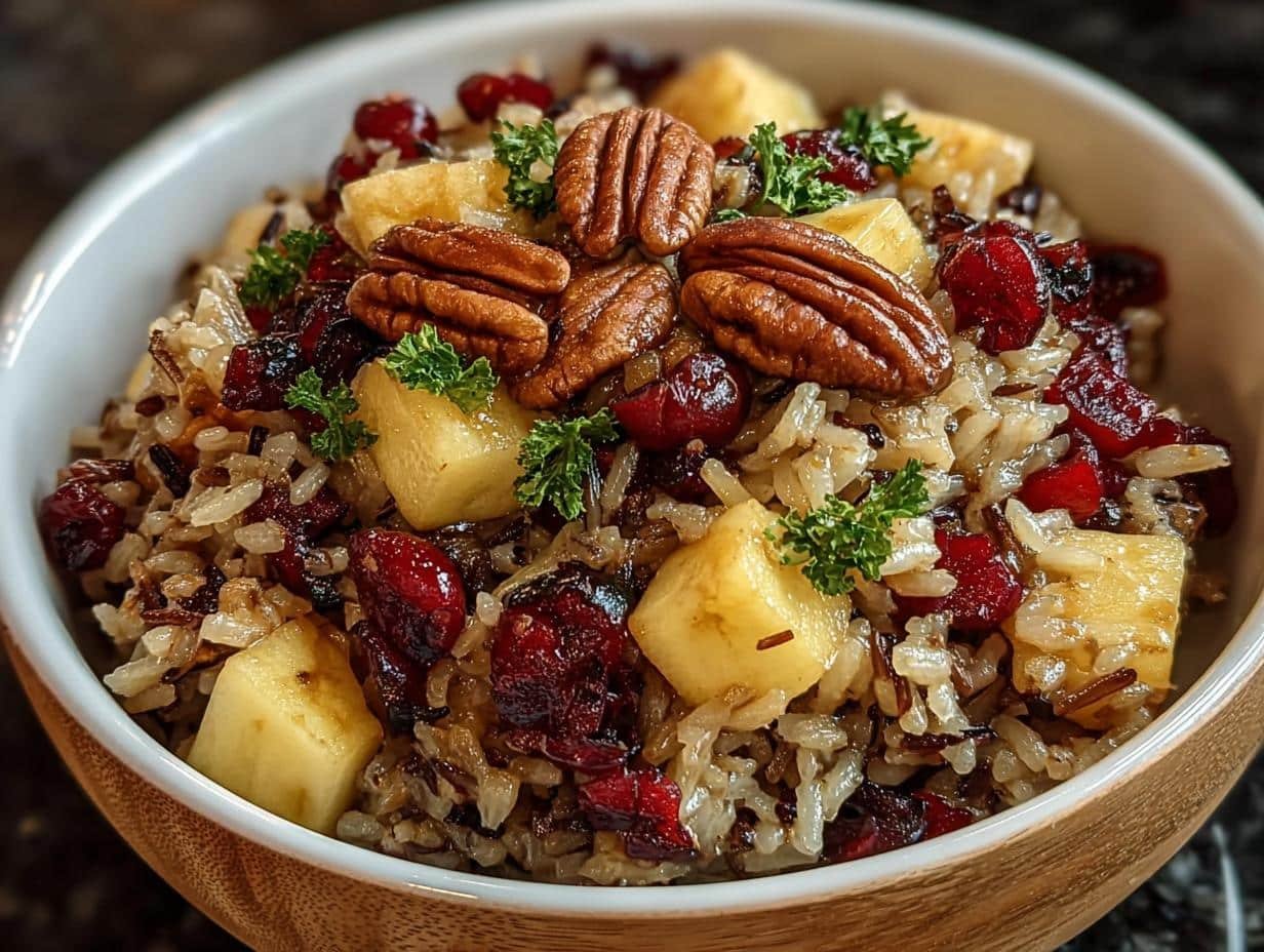 Delicious Cranberry Apple Wild Rice: 15 Min Prep - Cranberry Apple Wild Rice - additional detail