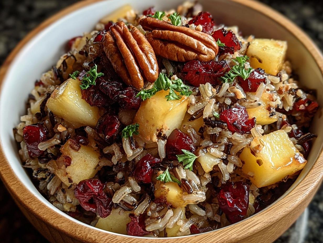 Delicious Cranberry Apple Wild Rice: 15 Min Prep - Cranberry Apple Wild Rice - additional detail