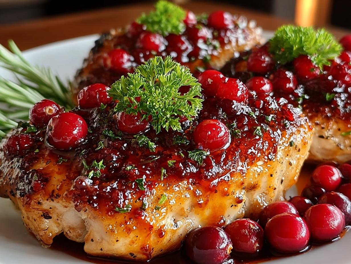 Cranberry Orange Glazed Chicken: Easy 4-Star Meal - Cranberry Orange Glazed Chicken - additional detail
