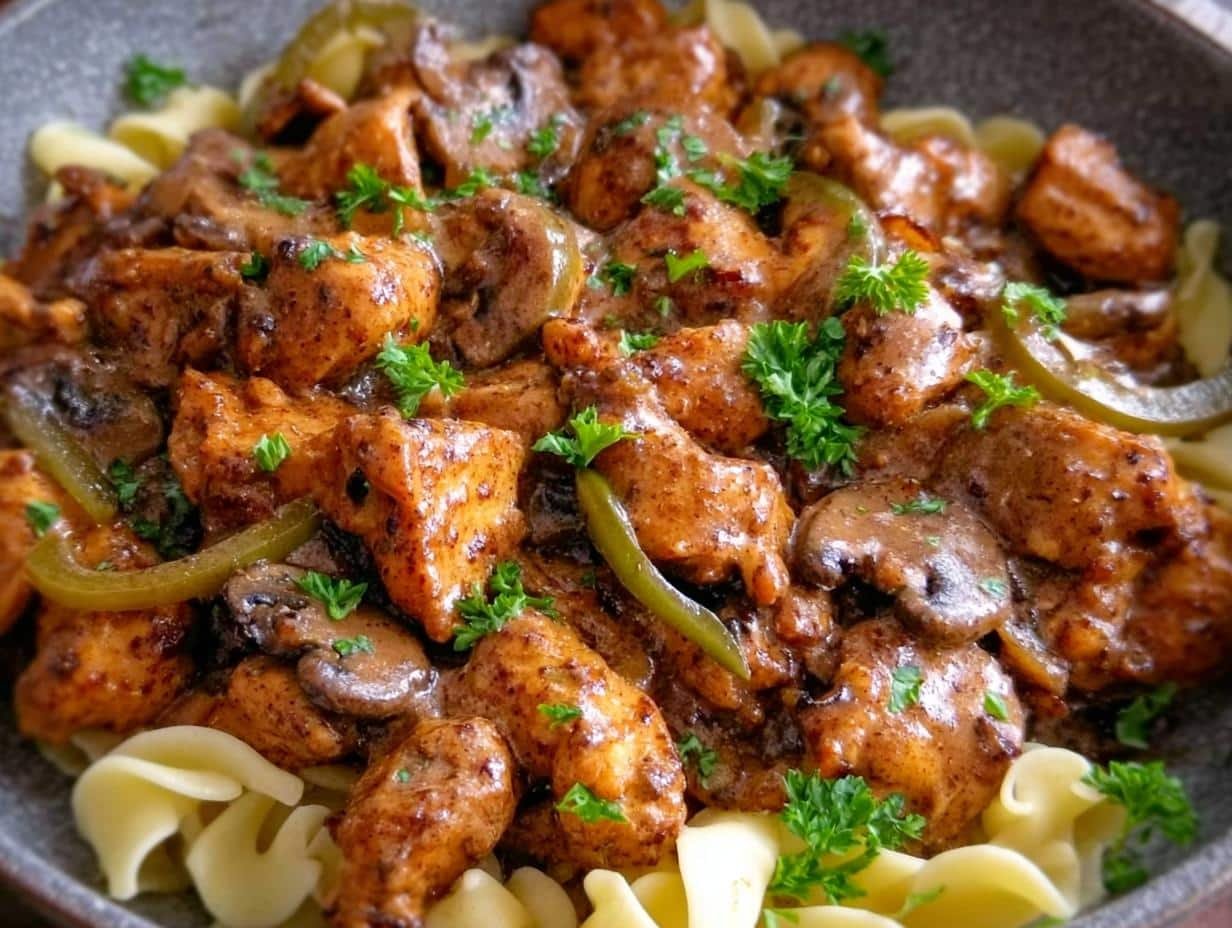 Creamy Chicken Stroganoff: Amazing Comfort - Creamy Chicken Stroganoff Incredible - additional detail