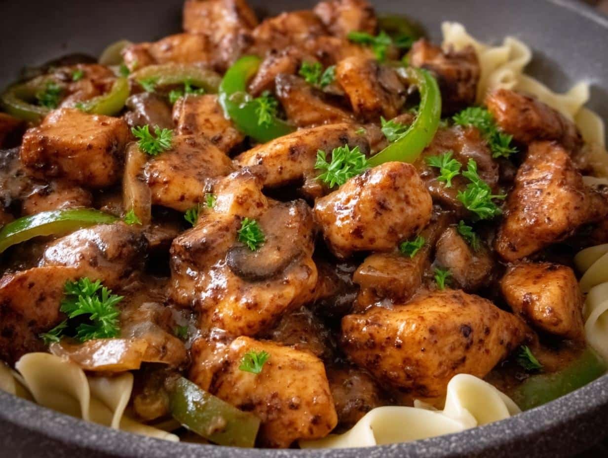 Creamy Chicken Stroganoff: Amazing Comfort - Creamy Chicken Stroganoff Incredible - additional detail