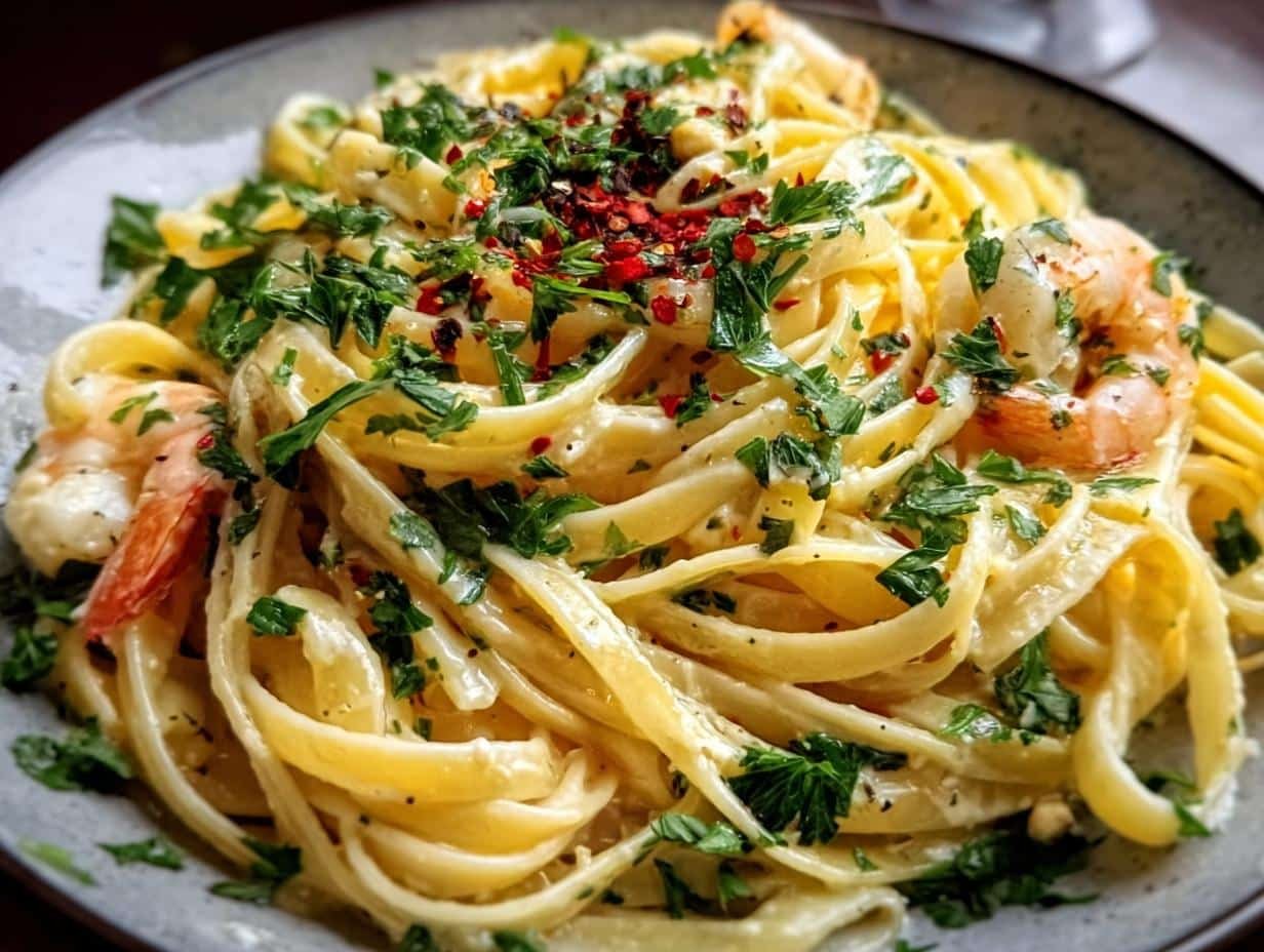Creamy Garlic Parmesan Pasta