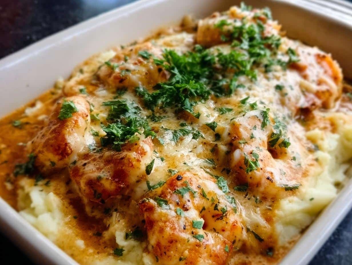 Creamy Garlic Shrimp Over: 15-Min Dinner - Creamy Garlic Shrimp Over - additional detail