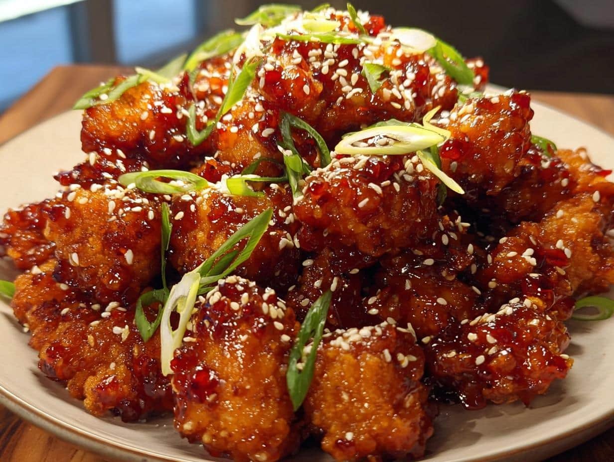 Crispy Sweet Sesame Chicken: 3 Secrets - Crispy Sweet Sesame Chicken - additional detail