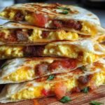 Eggs Bacon Quesadillas Breakfast