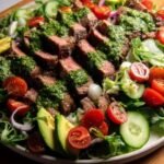 Flank Steak Avocado Chimichurri