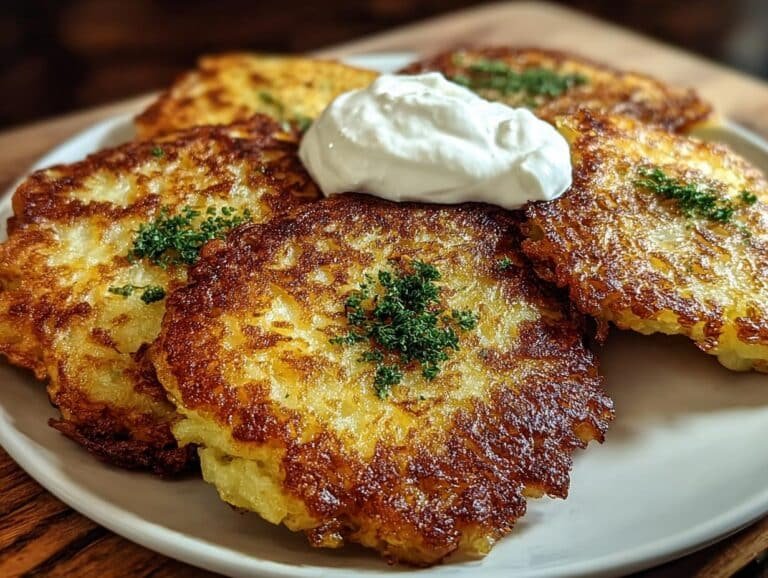 Golden Crispy Potato Pancakes
