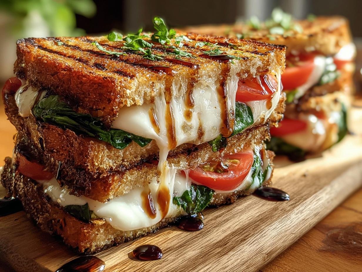 The Perfect Grilled Balsamic Vinaigrette Sandwich - Grilled Balsamic Vinaigrette Sandwich - main visual representation