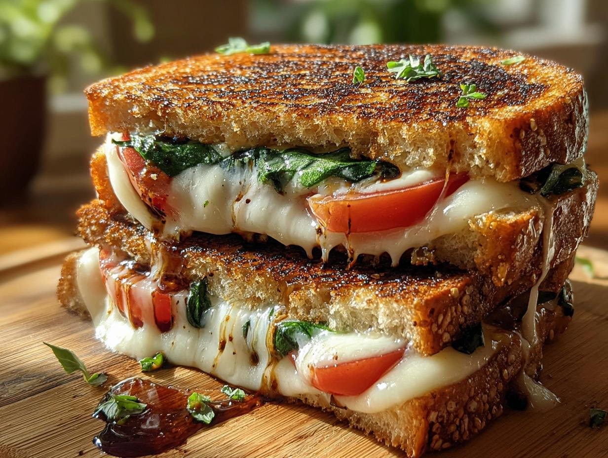 The Perfect Grilled Balsamic Vinaigrette Sandwich - Grilled Balsamic Vinaigrette Sandwich - additional detail