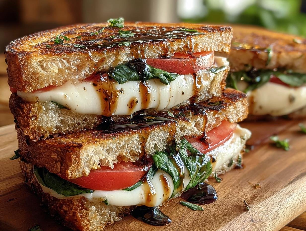 Grilled Balsamic Vinaigrette Sandwich