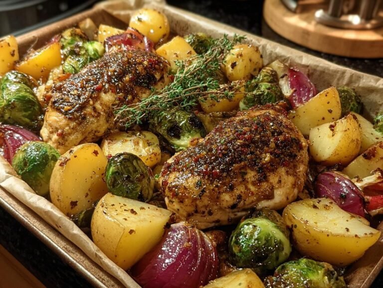 One Pan Maple Dijon